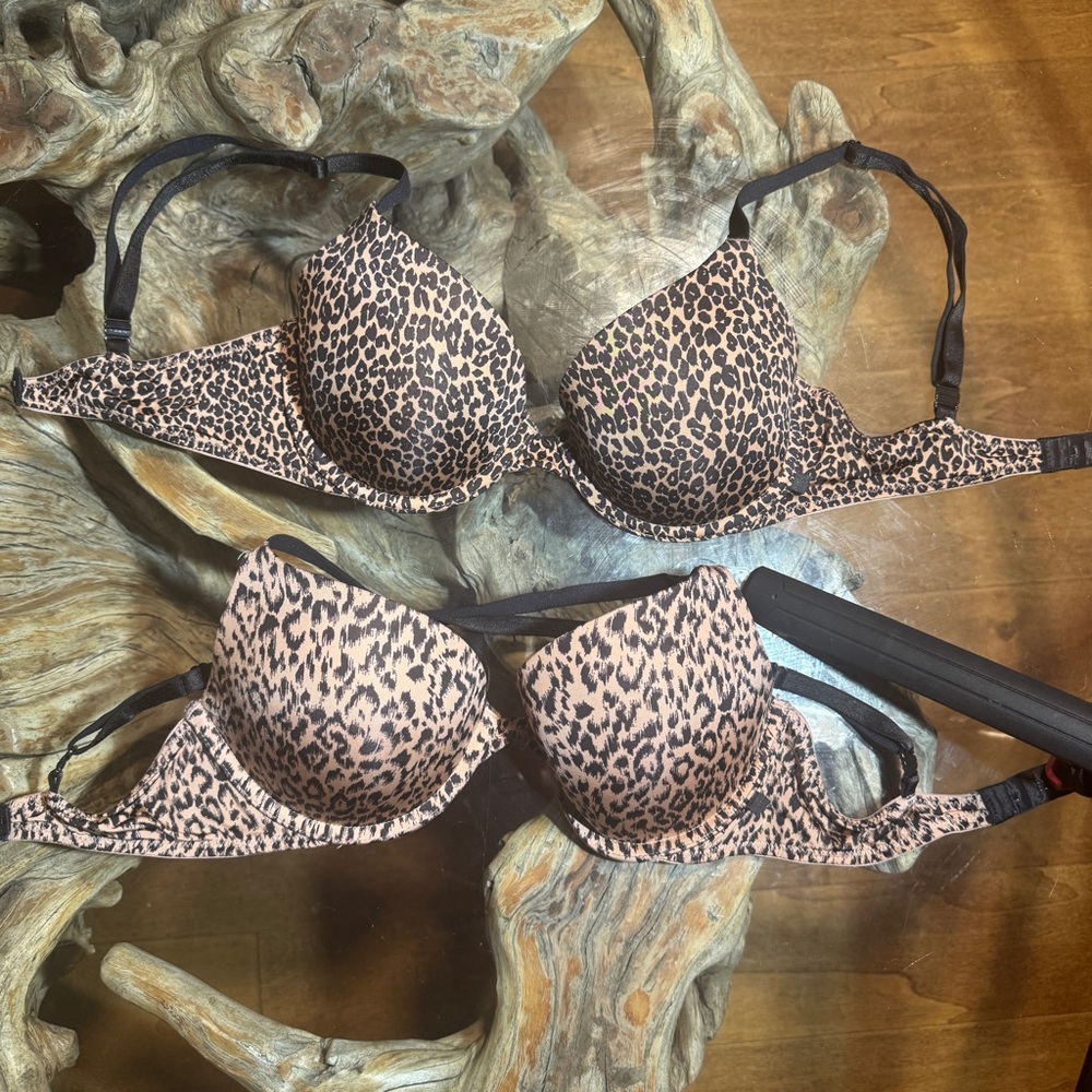 Leopard Print Lightly Lined Bra